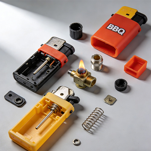 BBQ Plastic Lighter Spare Parts Molding