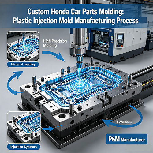 Custom Honda Car Parts Molding
