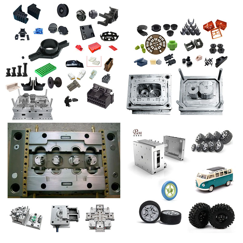 Customized headlight plastic parts moulding