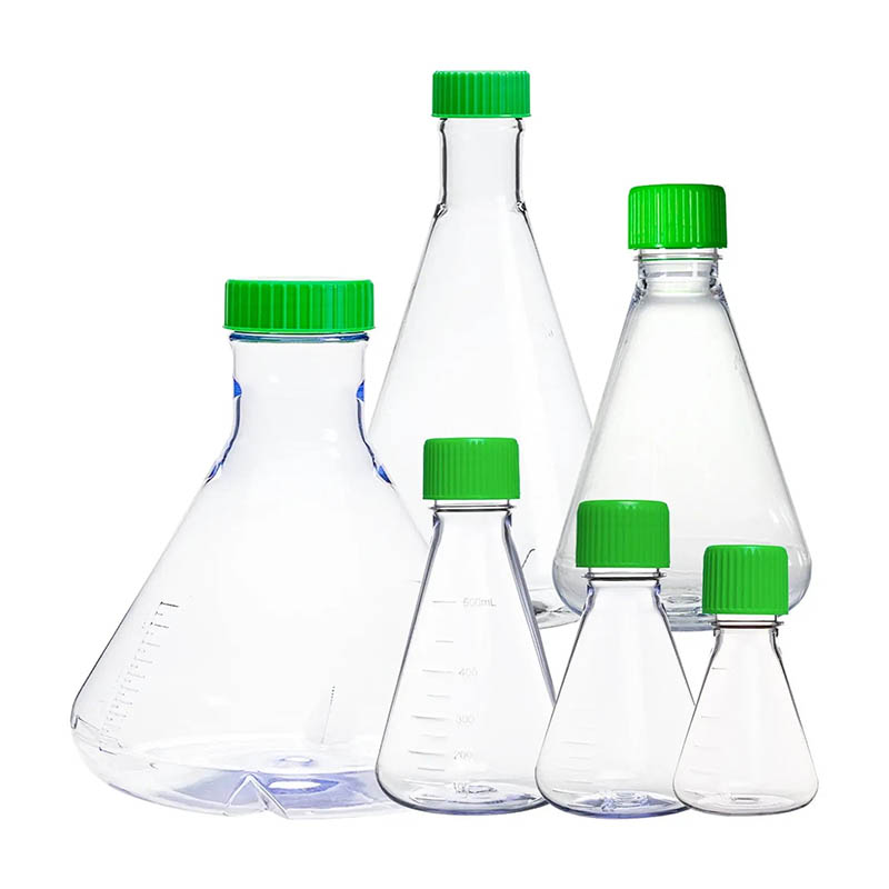 Plastic cell culture flasks molding