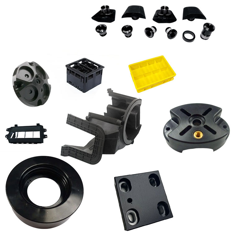 Side release bag buckle plastic parts accessories moulding