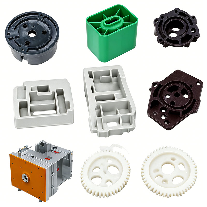 Umbrella plastic parts moulding